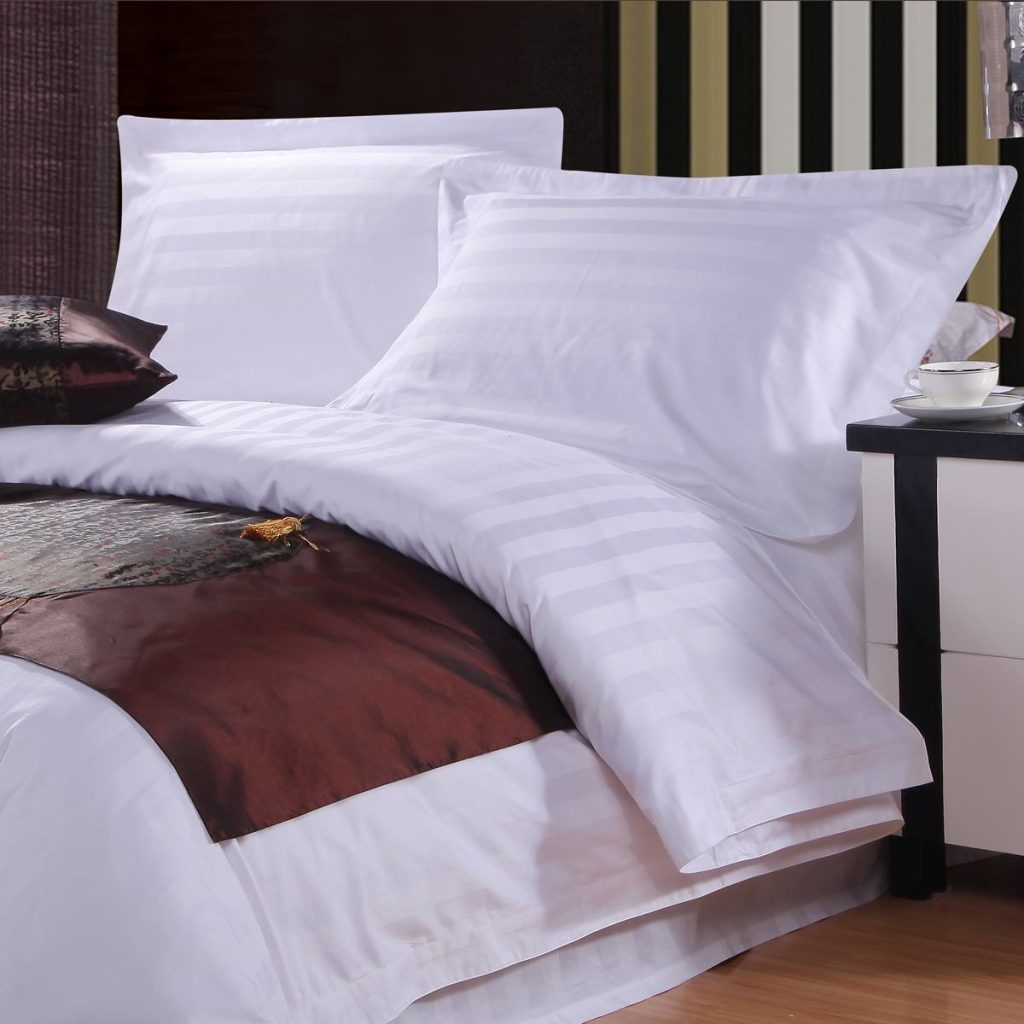Hotel Bedding Fabrics&mdash;&mdash;Sateen Stripe Fabric - Varietal（images 16）