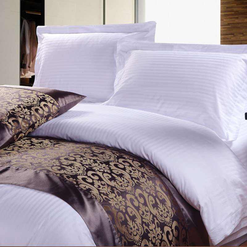 Hotel Bedding Fabrics&mdash;&mdash;Sateen Stripe Fabric - Varietal（images 18）